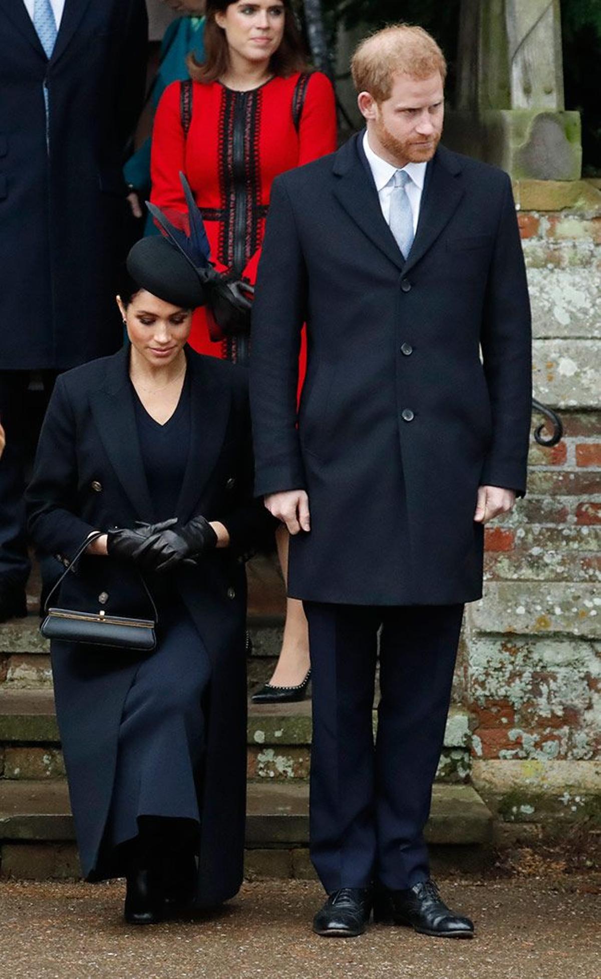 Meghan Markle y el Príncipe Harry en Navidad