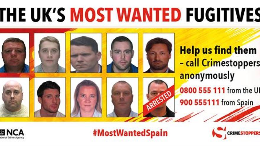 Detienen en Fuengirola a uno de los 10 fugitivos británicos más buscados por el Reino Unido