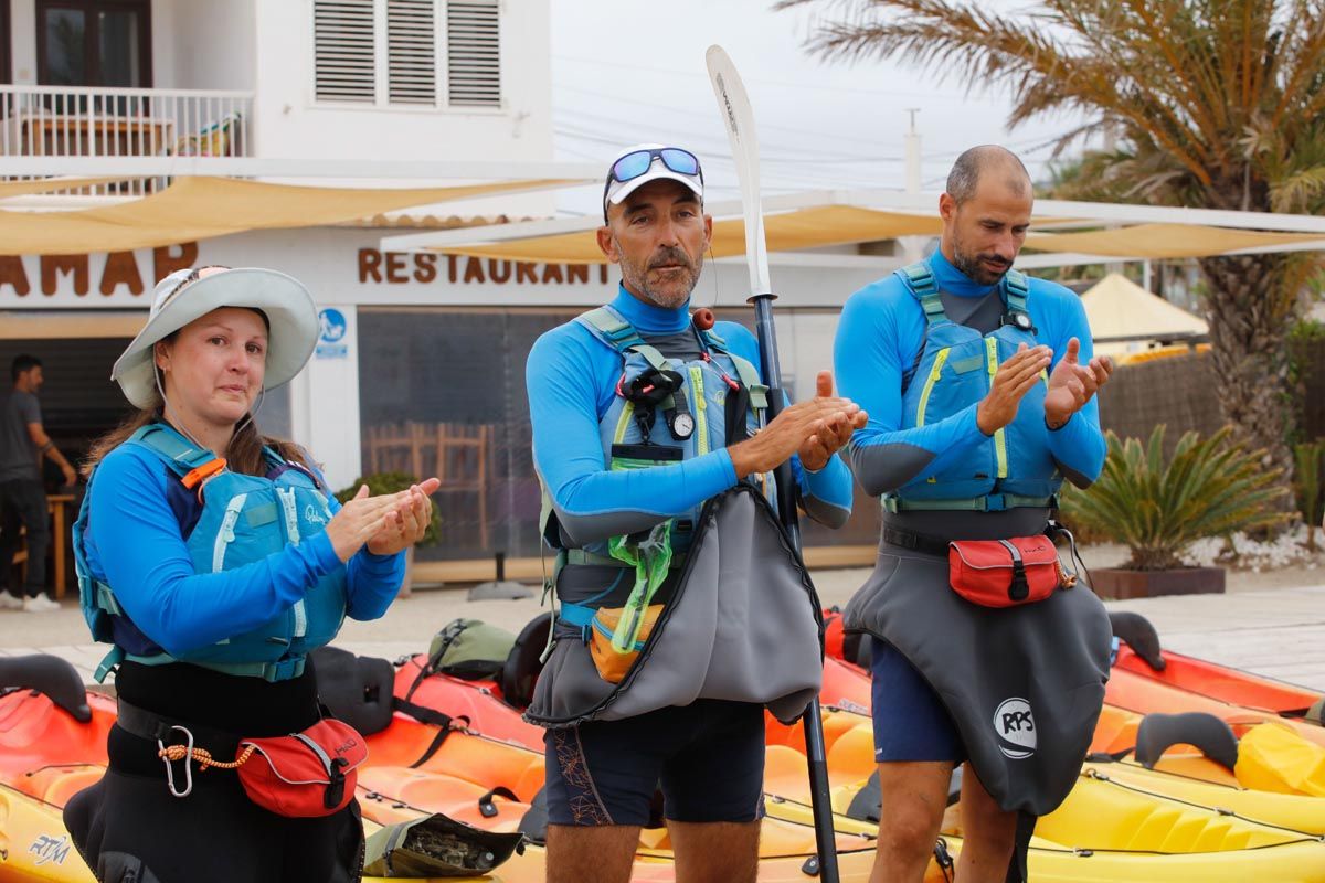 Galería: Kayaks y mar para mantener viva la memoria de Dell’Agnolo