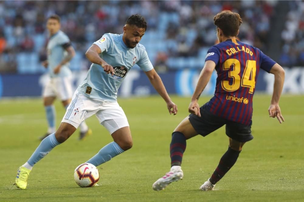 El Celta tumba al Barça y acaricia la permanencia. // A. Villar | J. Lores