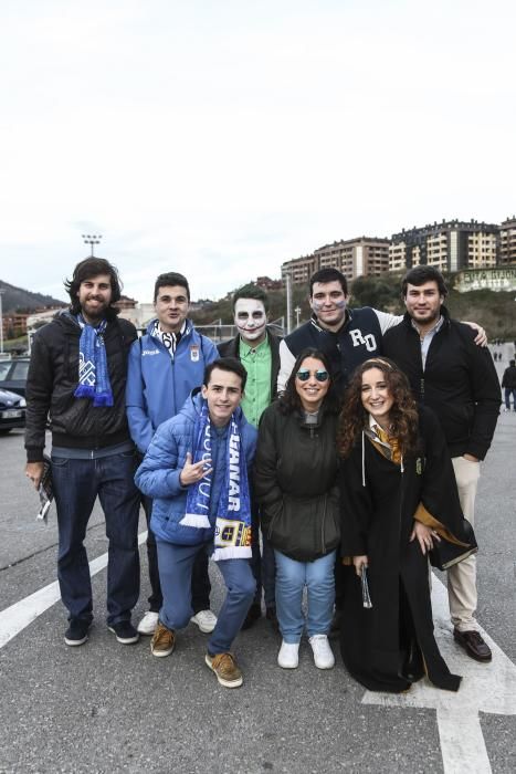 La afición de Oviedo recibe al equipo