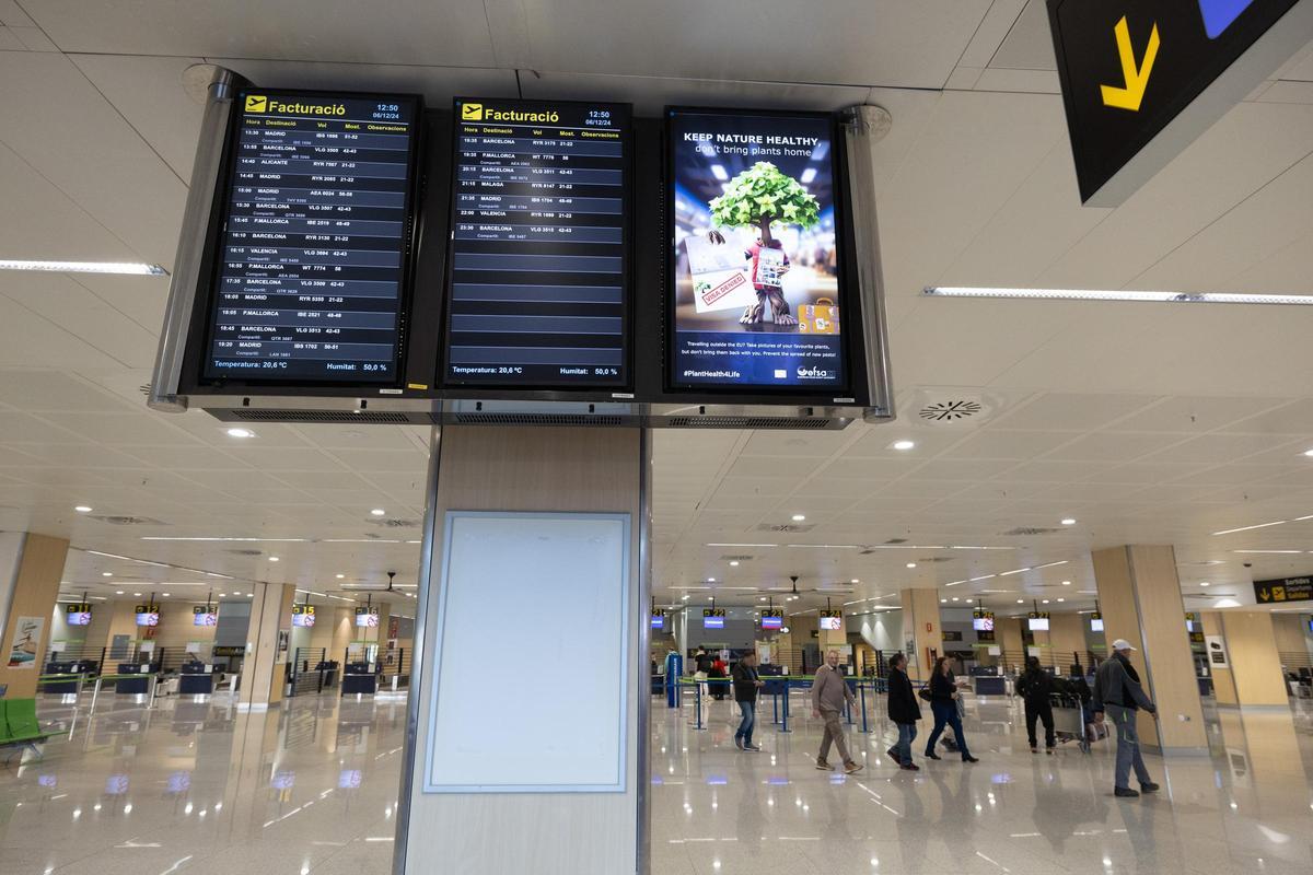 Detalle de la terminal de Ibiza en una imagen de archivo.