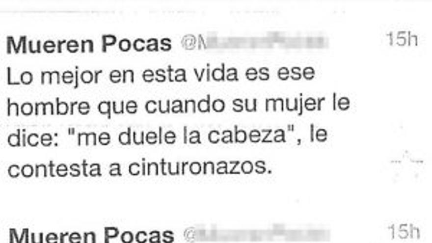 La cuenta de Twitter con el nombre «Mueren Pocas».