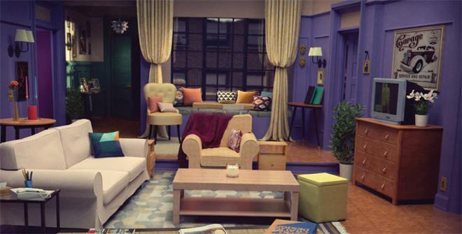 El salón de 'Friends' según Ikea