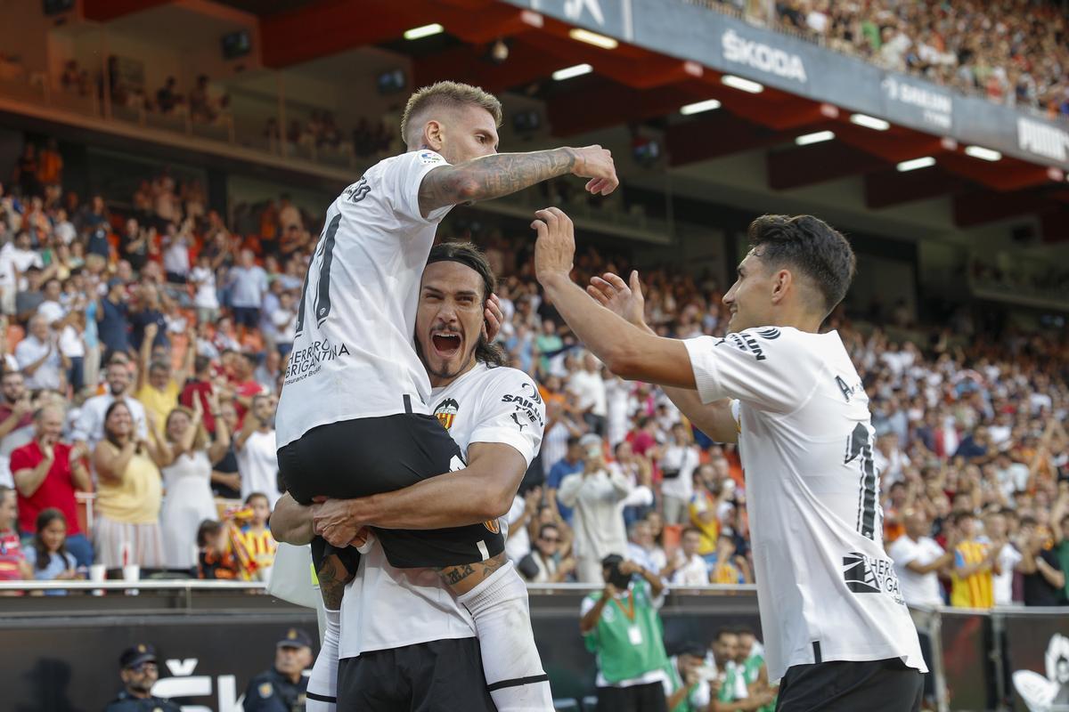 Resumen, goles y highlights del Valencia 3-0 Celta de Vigo de la jornada 6 de la Liga Santander