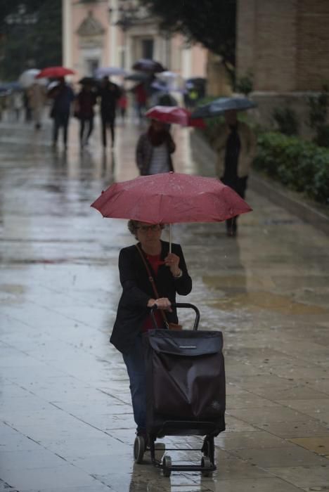 La DANA deja lluvia en València