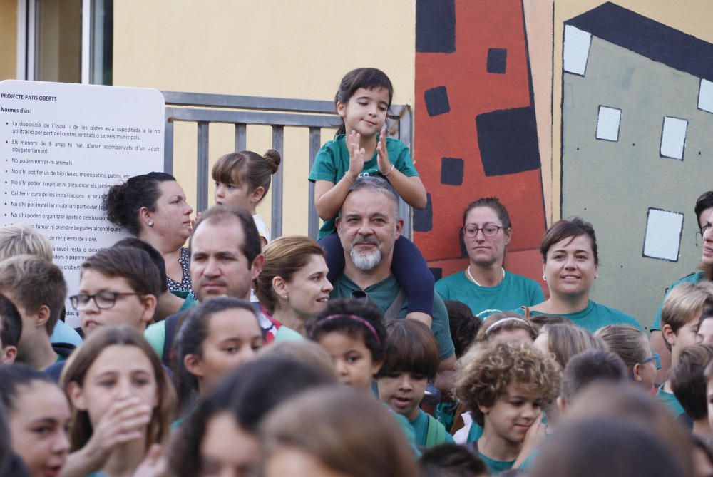 Protesta a Verges per reclamar el nou institut-escola