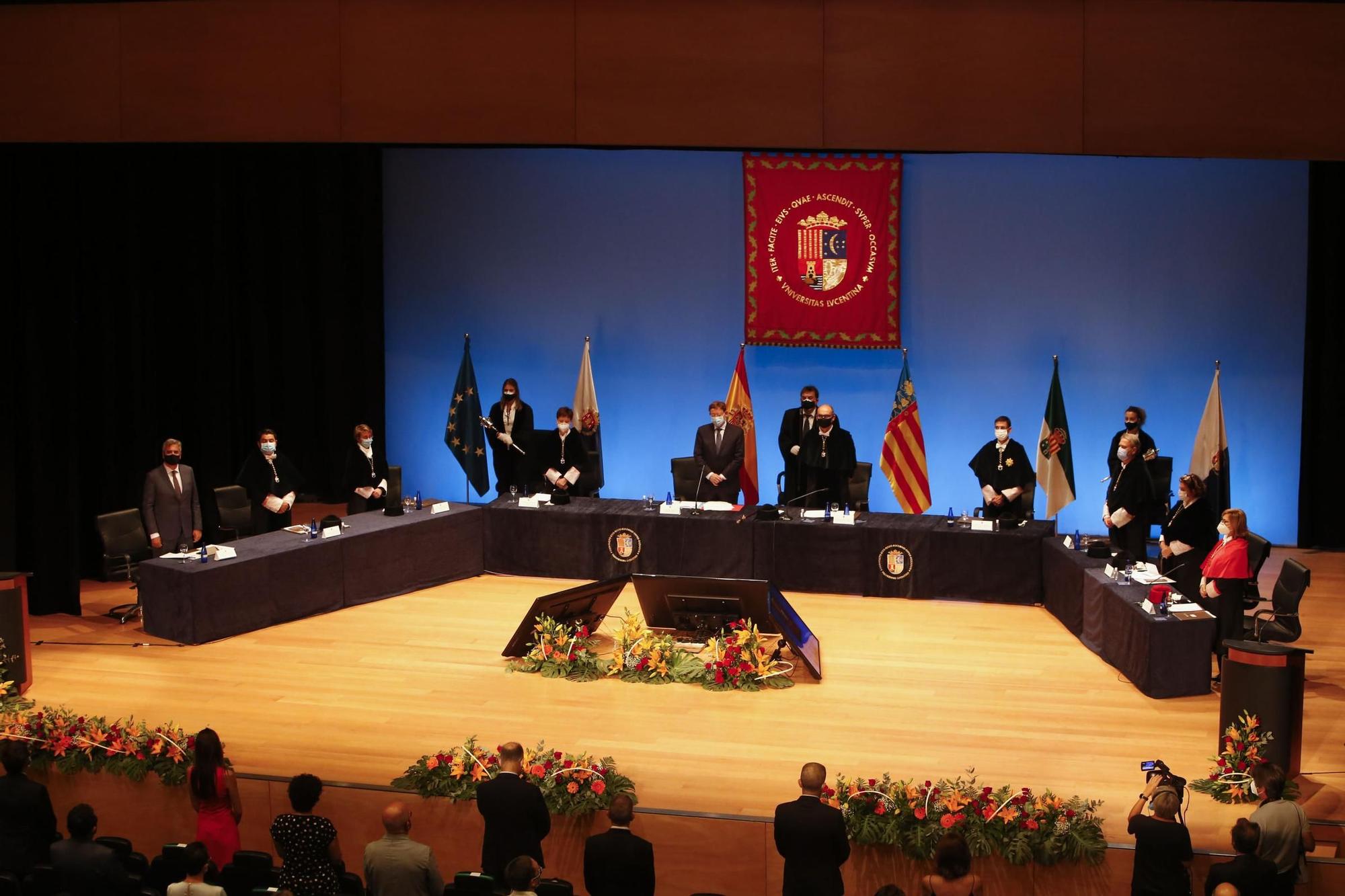 La Universidad de Alicante acoge la apertura del curso universitario de la Comunidad Valenciana