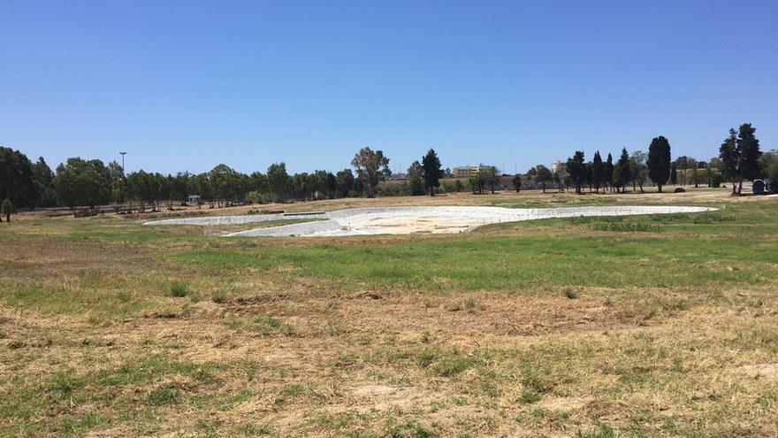 Imagen del campamento Benítez, donde se proyecta un gran parque urbano.