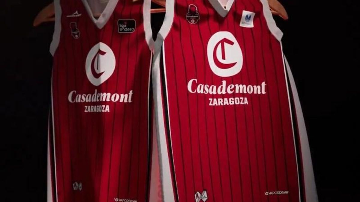 La camiseta del Casademont Zaragoza 2025-26.