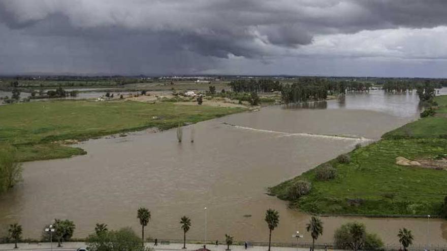 El caudal del Guadiana, en descenso