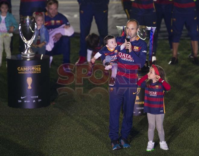 La fiesta del Doblete en el Camp Nou