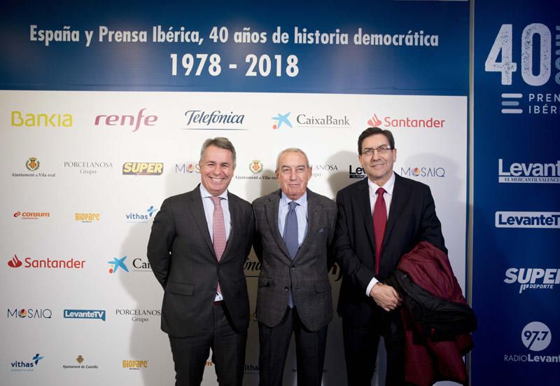 Photocall de la gala del 40 aniversario de Prensa Ibérica en Levante-EMV