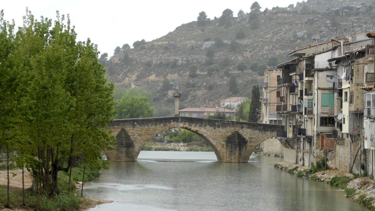Vista de Valderrobres, en la comarca de Matarraña (Teruel)