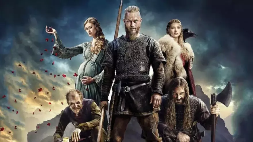 Imagen promocional de la serie Vikingos que llegará a su final este año.
