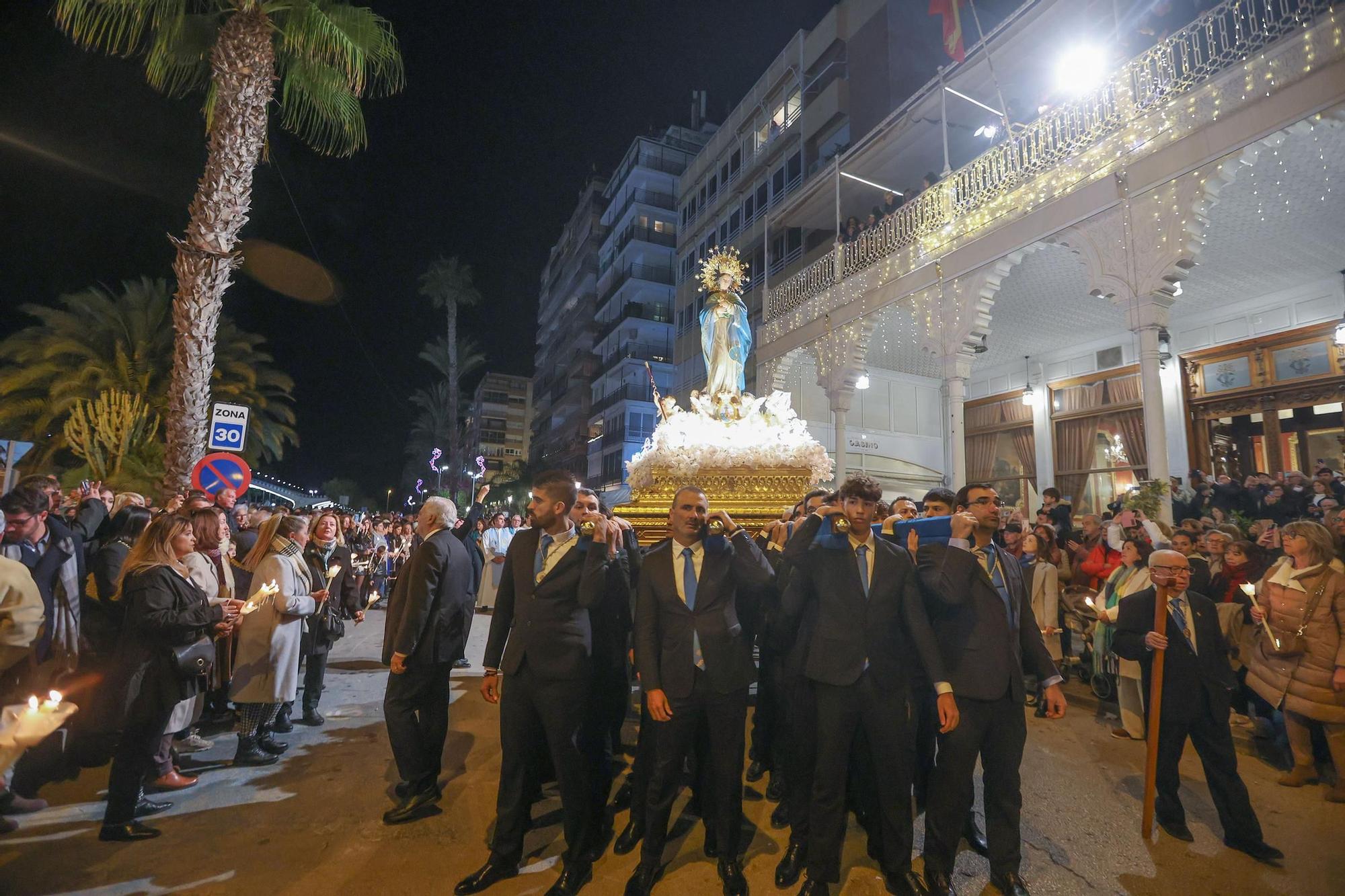 Misa y procesión de la festividad de la Purísima 2023 en Torrevieja