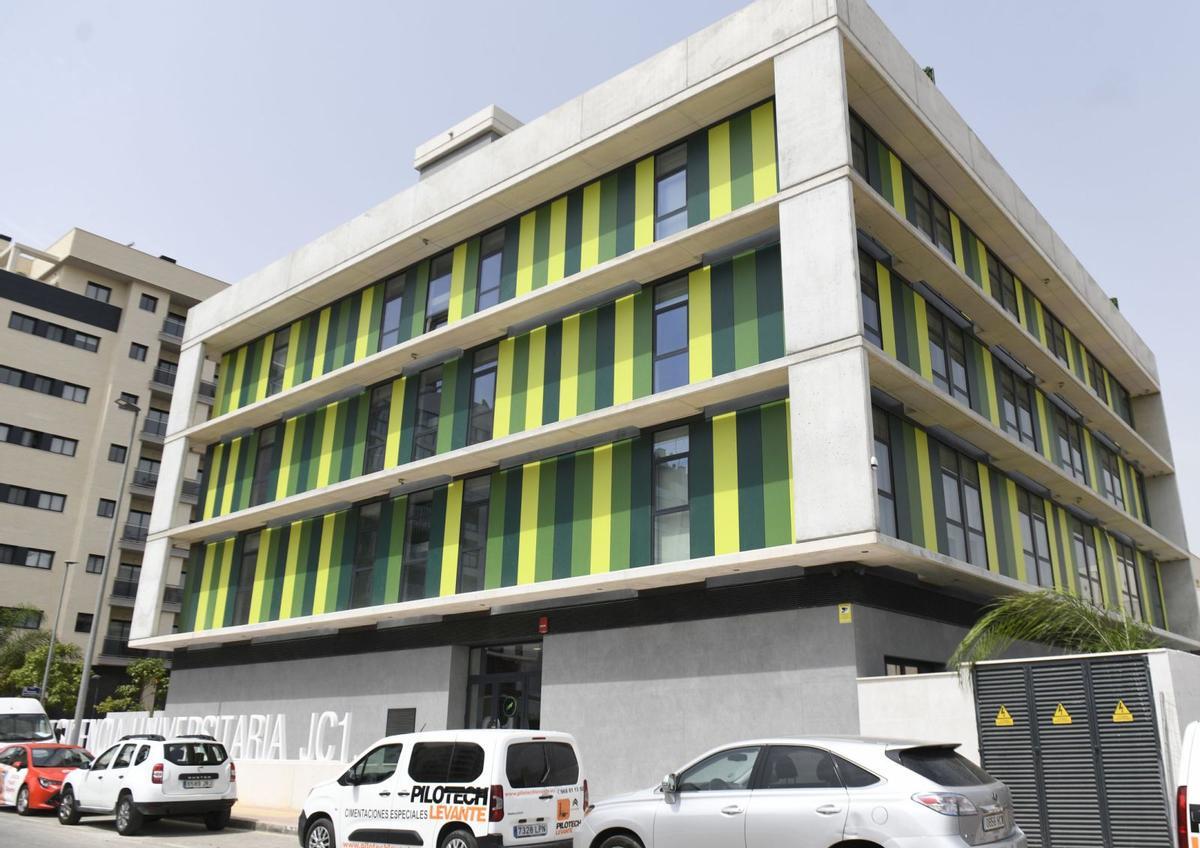 La residencia para estudiantes JC1 abre sus puertas  en septiembre, por primera vez,  de cara al recién iniciado curso escolar. | ISRAEL SÁNCHEZ