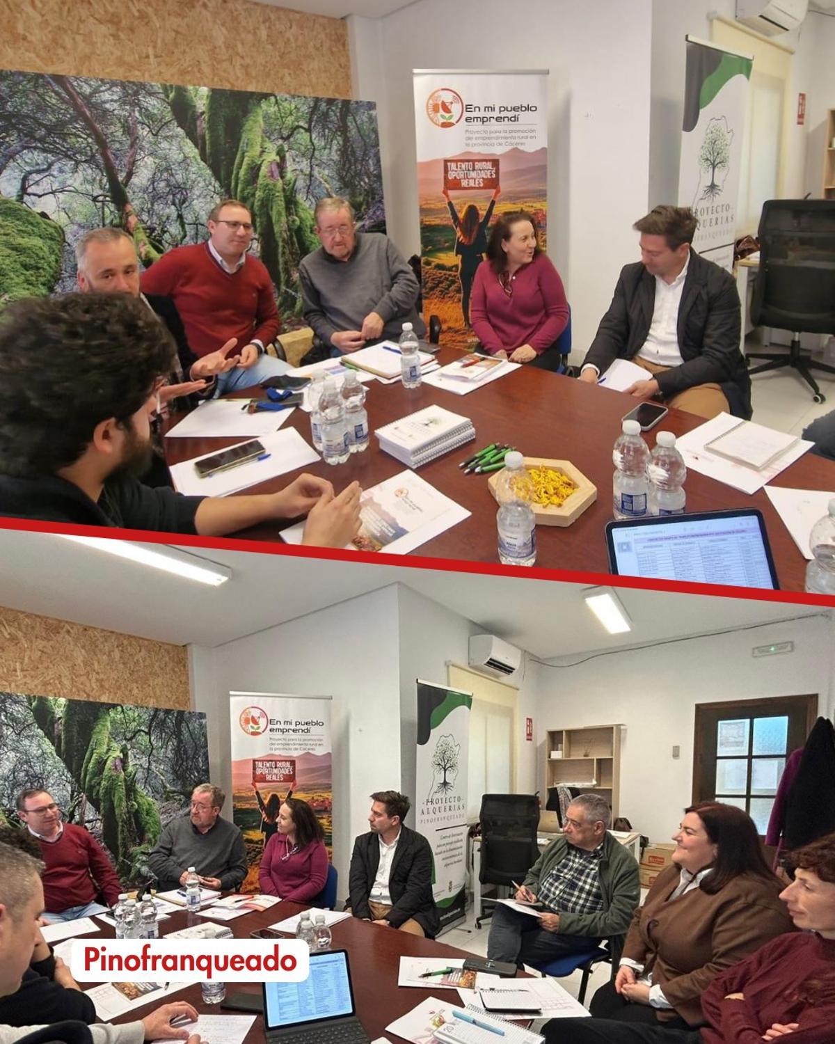 Imagen de la reunión de Pinofranqueado.