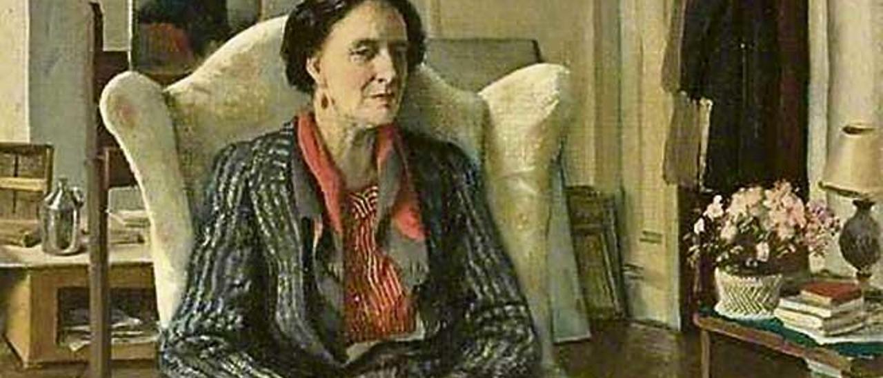 Edith Olivier, por Rex Whistler.