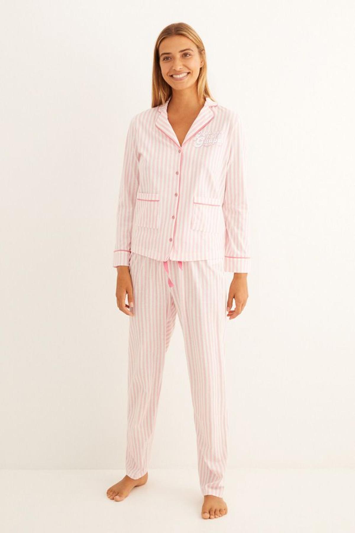 Pijama largo camisero, de la colección de La Vecina Rubia para Women'secret