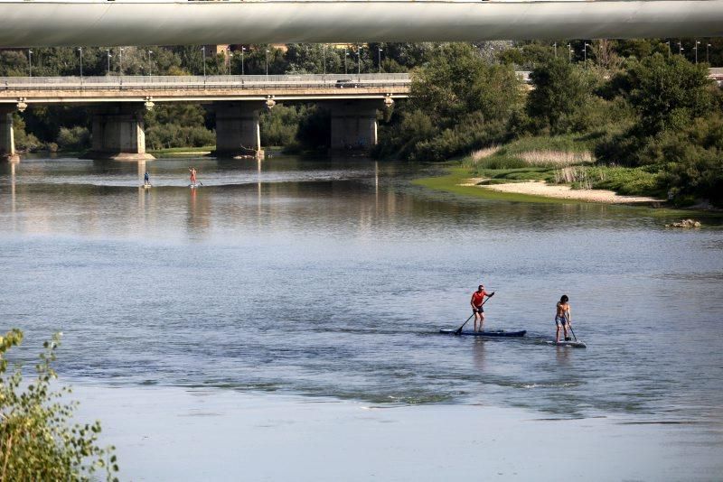 Las mejores imágenes de la ola de calor en Zaragoza