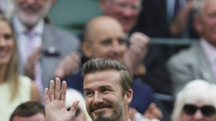 David Beckham, en Wimbledon