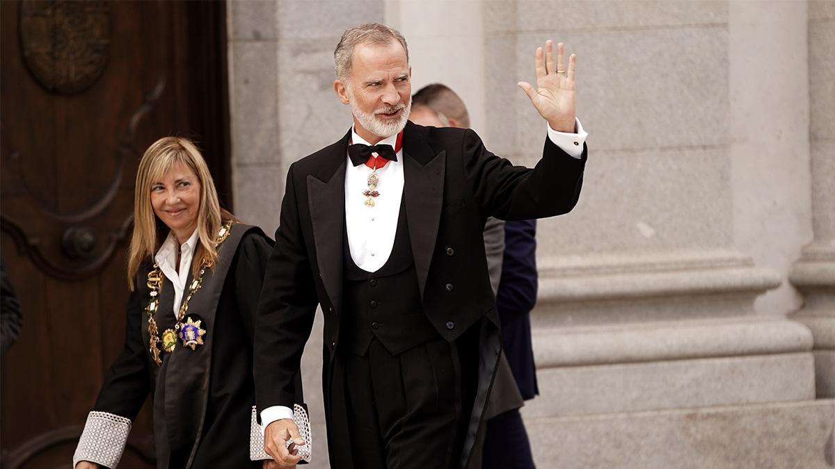 El rey Felipe VI asiste a la apertura del año judicial