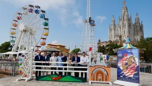 La presentación del obstáculo original que se estrenará en el concurso hípico del Polo inspirado en el Tibidado.