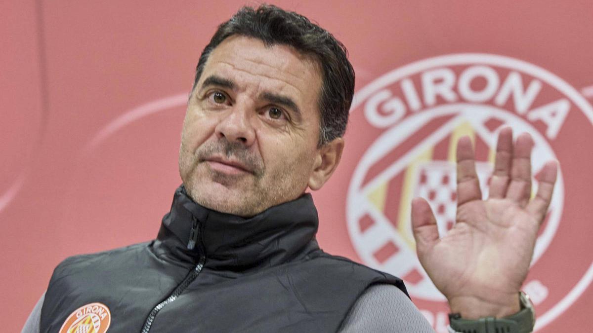 Míchel tanca una etapa de cinc temporades a Montilivi