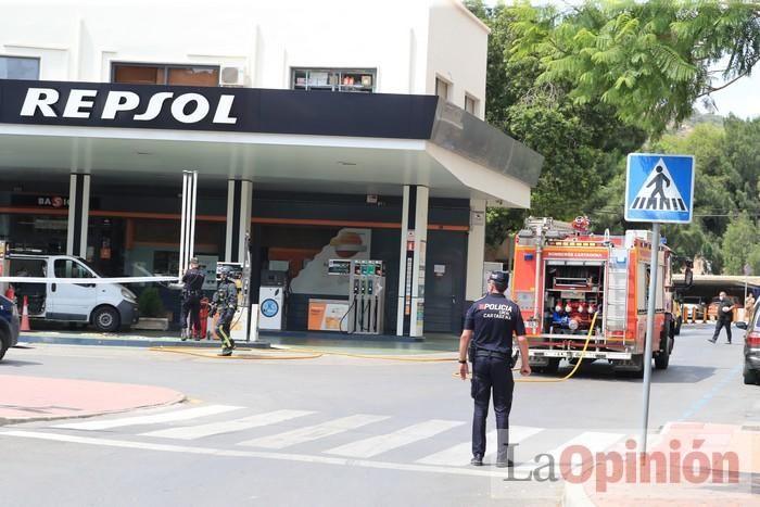 Explosión en una gasolinera de Cartagena