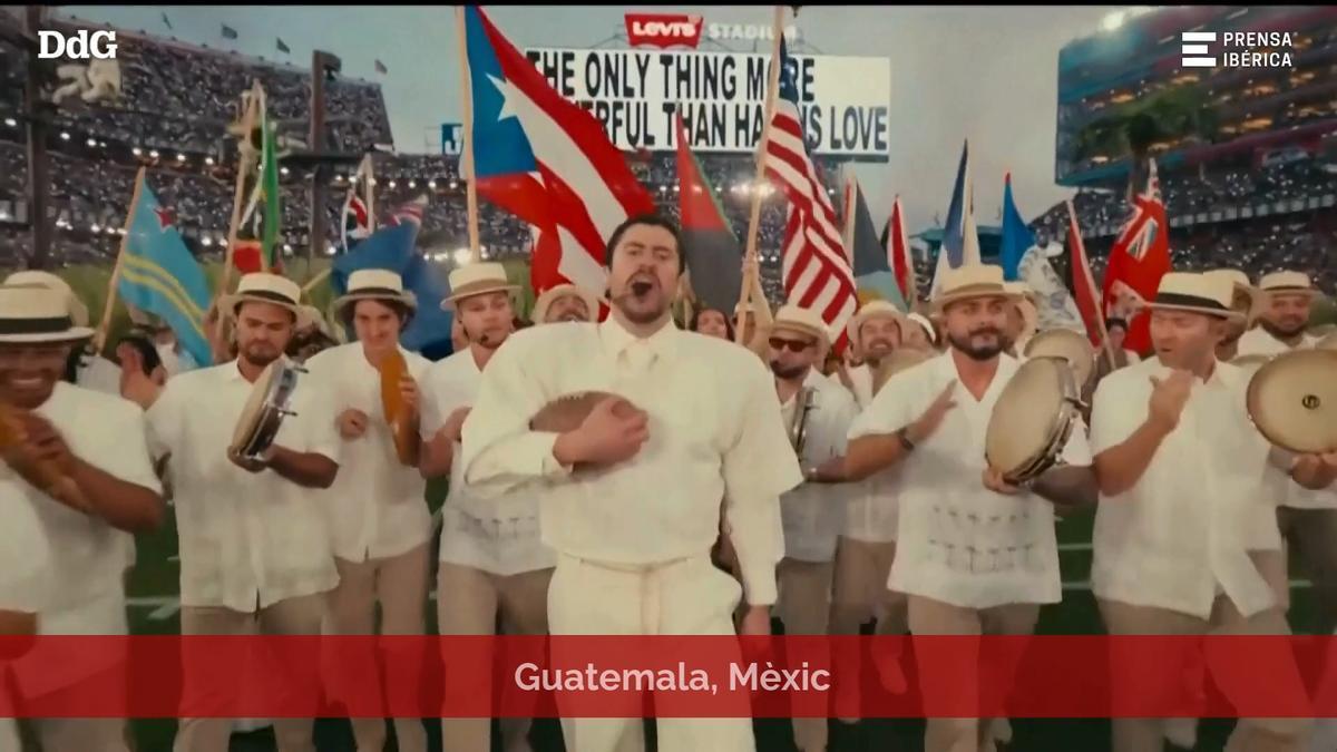 VÍDEO | Bad Bunny reivindica l’ànima llatina d’Amèrica a la Superbowl