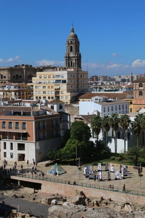 El nuevo mirador de la Alcazaba ya se puede visitar.