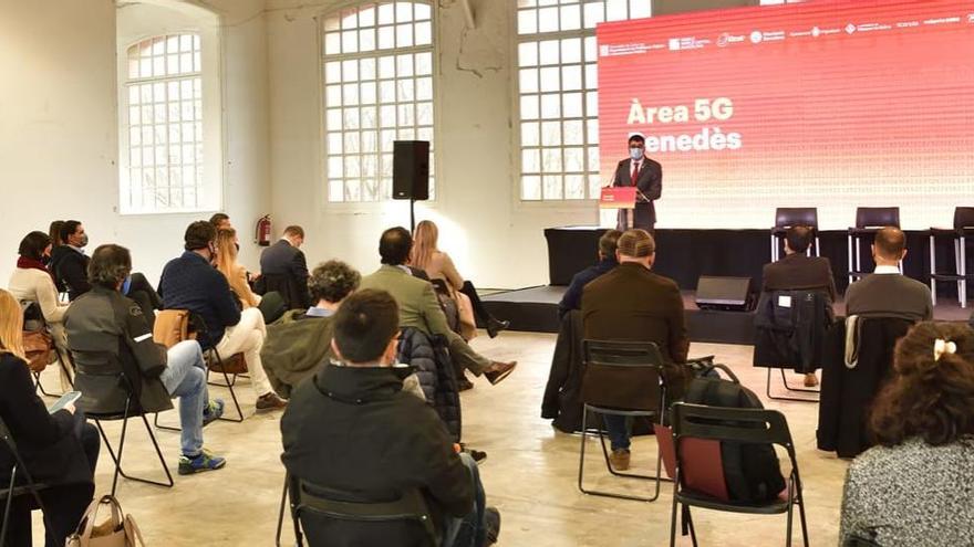 Presentació del projecte de 5G a Igualada i Vilafranca