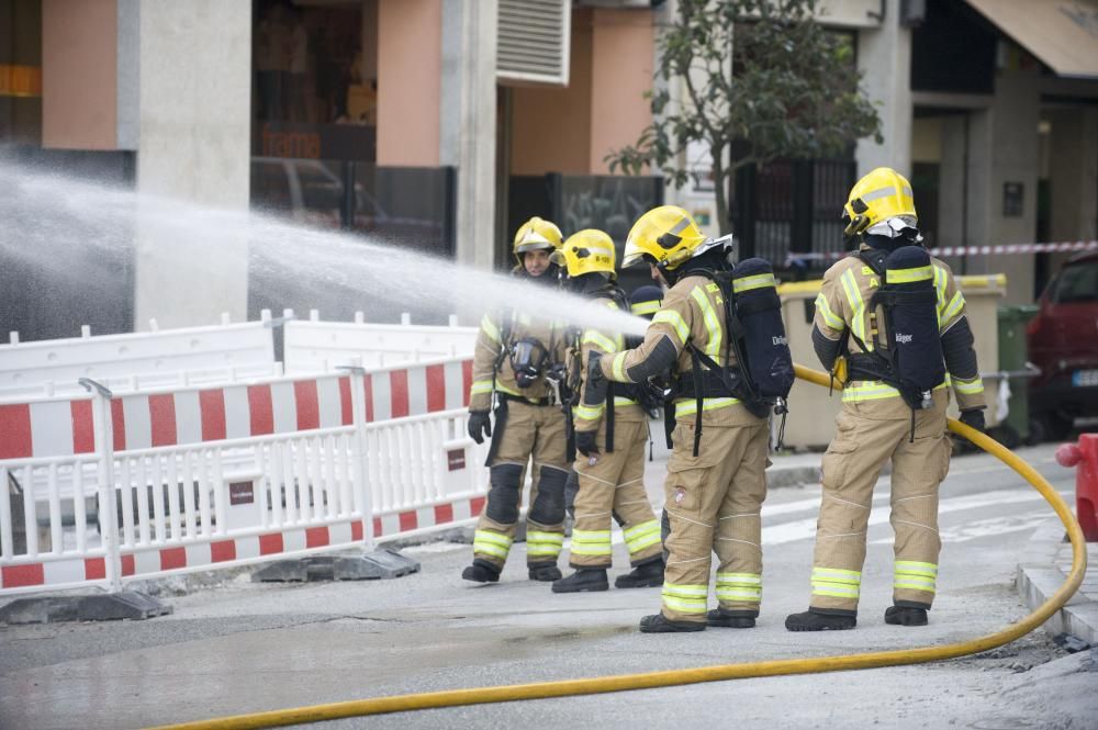 Un centro de día situado frente a la zona donde se registró la avería tuvo que ser desalojado.