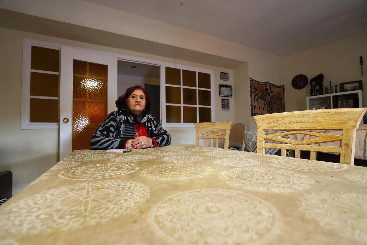 Carmen Débora, en casa de su hija.