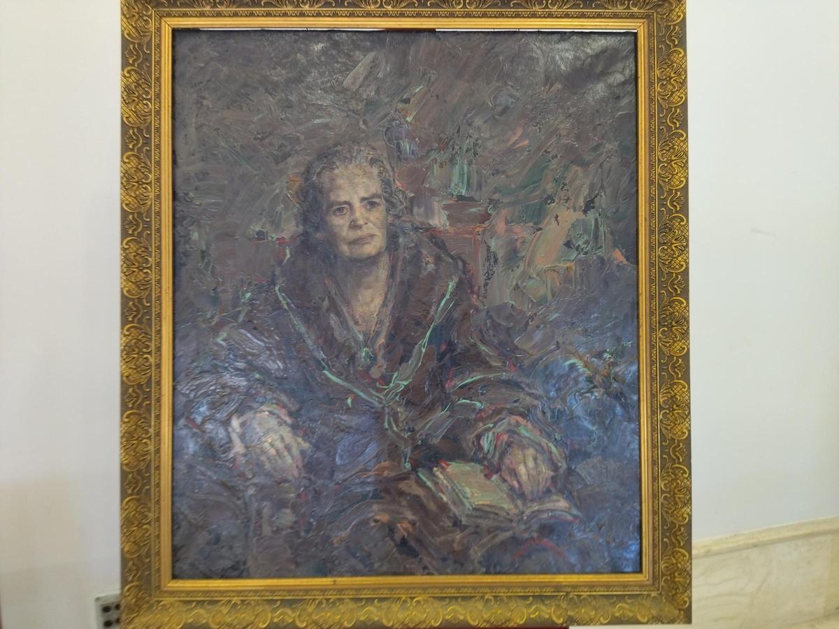 Retrato de Maria Ibars que se halla en la Rota de Penyamar, la que fue casa de la autora