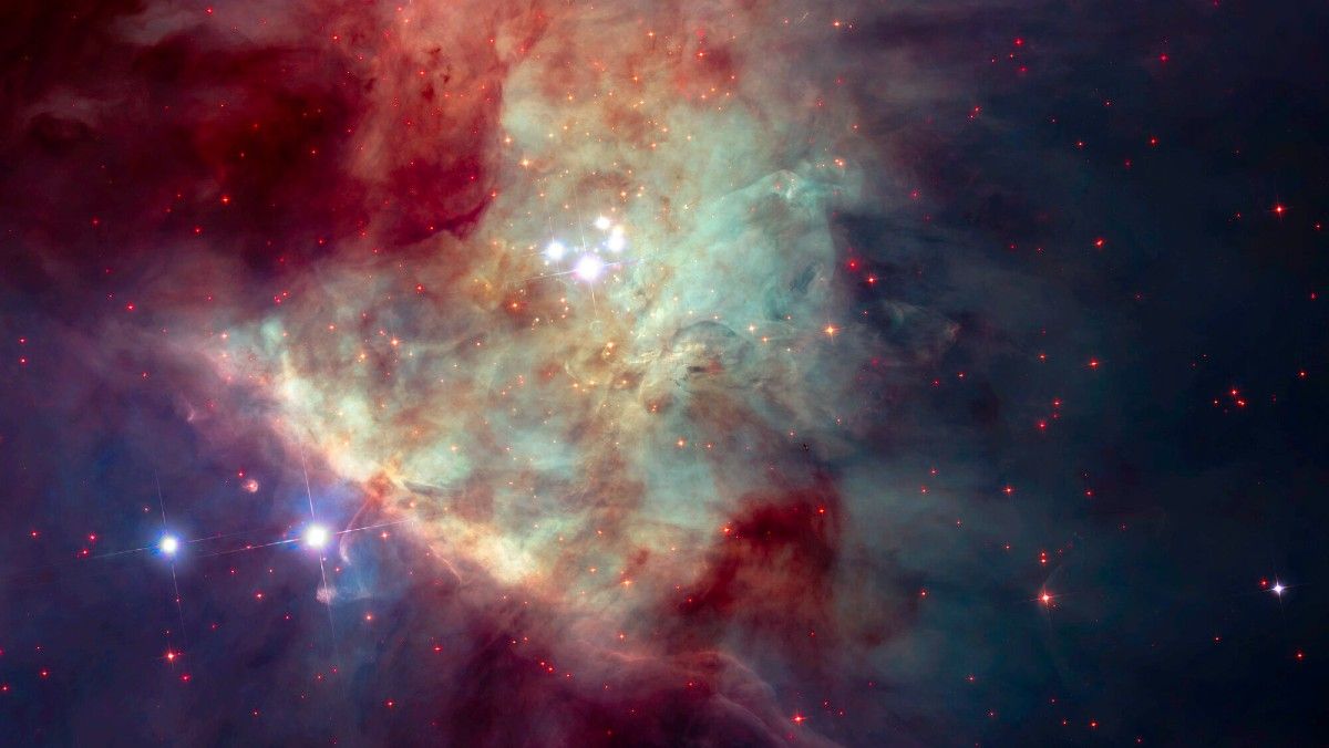 Panorámica de la nebulosa Orión captada por el telescopio espacial James Webb.