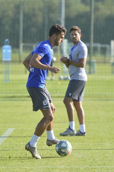 El defensa blanquiazul es duda para el enfrentamiento de la segunda jornada en el campo del Huesca.