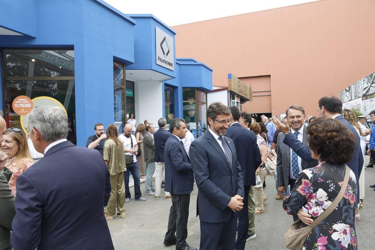 La celebración del día de Hunosa en Gijón, en imágenes
