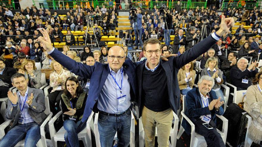 Baltar revalida su cargo de presidente del PP en Ourense