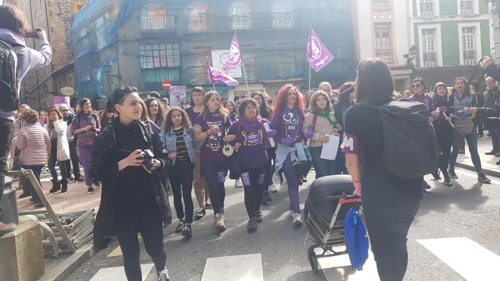 8-M en Asturias: El feminismo inunda las plazas