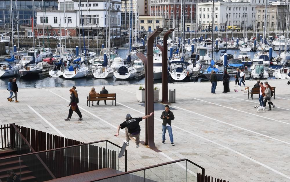 A Coruña disfruta una ''primavera'' adelantada