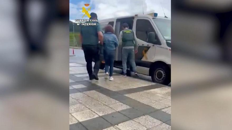 La Guardia Civil detiene a tres vecinos de O Barco con un kilo de cocaína en Rubiá