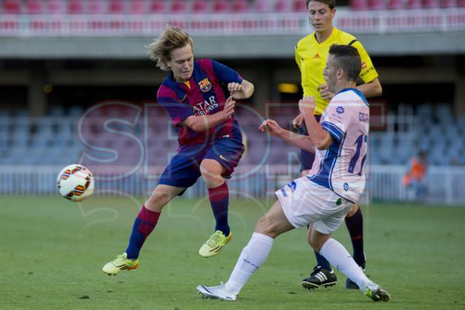 Barça B, 1 - Llagostera, 2