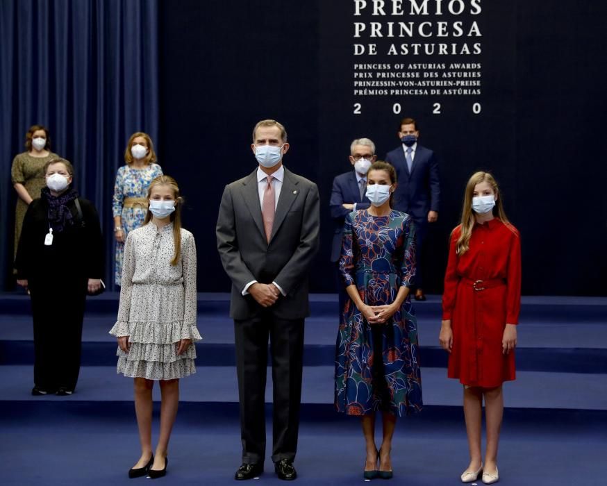 La Familia Real en la audiencia de los Premios