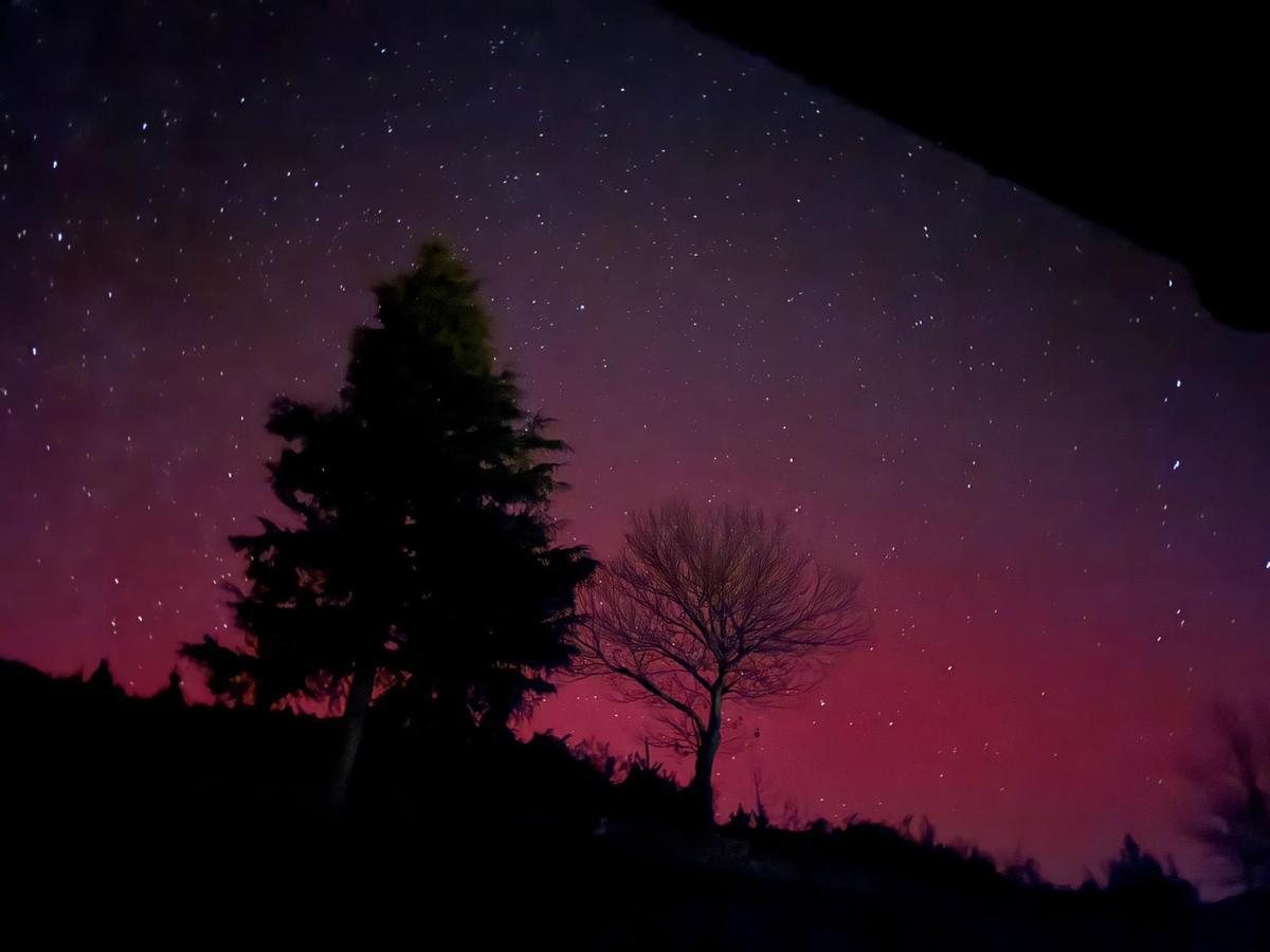 La aurora boreal vista desde Allande