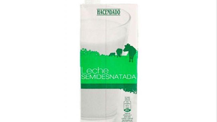 Leche semidesnatada Hacendado