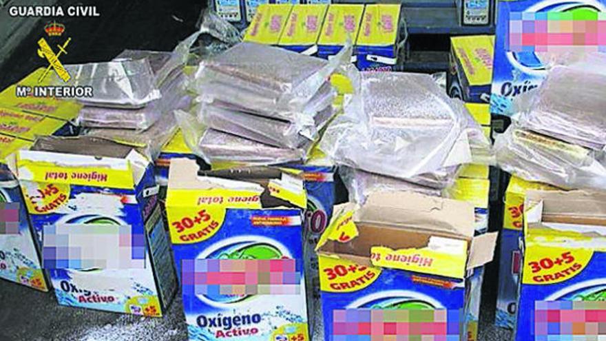 Una red narco transportaba cocaína a Tenerife dentro de cajas de detergente  - La Provincia