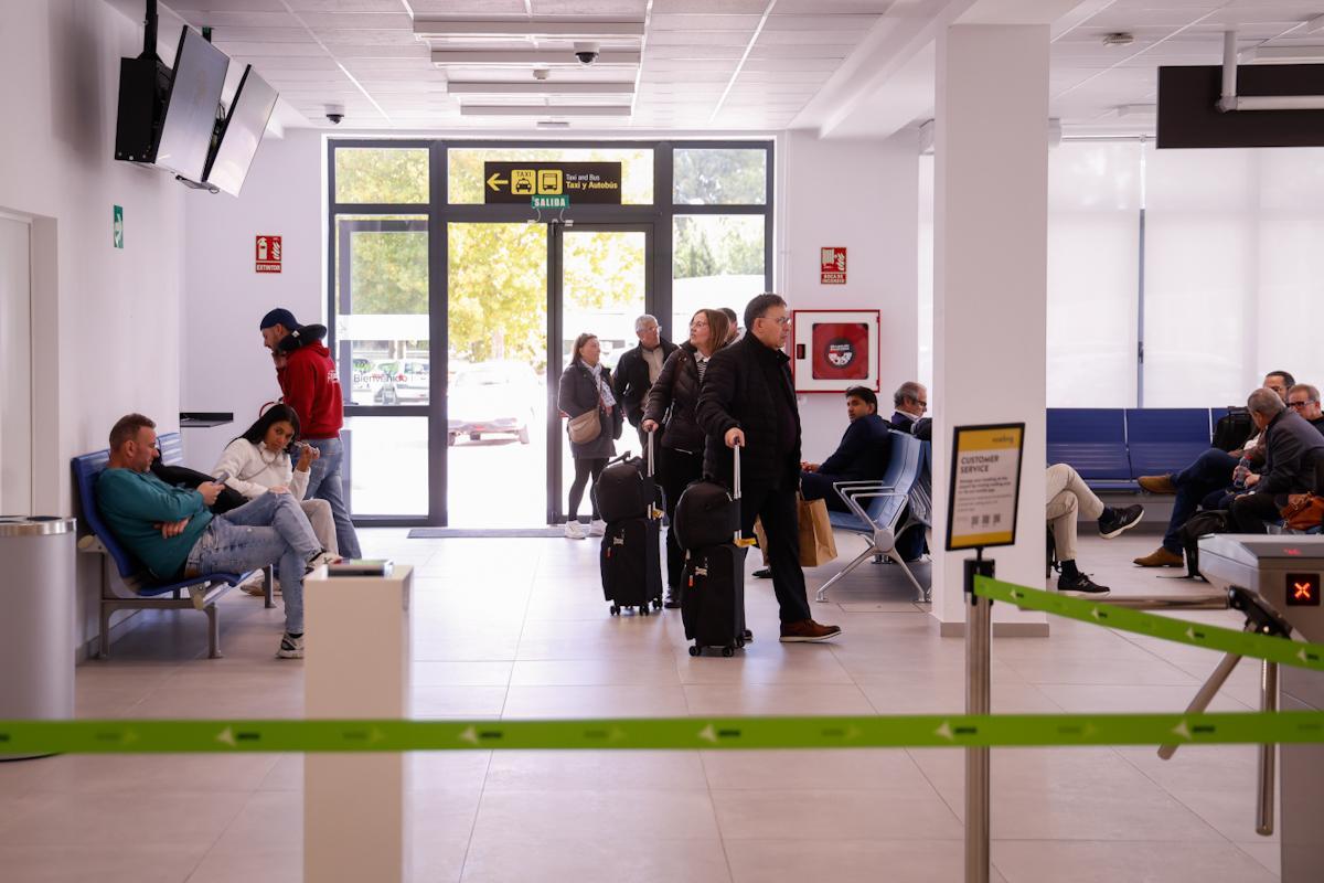 El aeropuerto de Córdoba, desde dentro