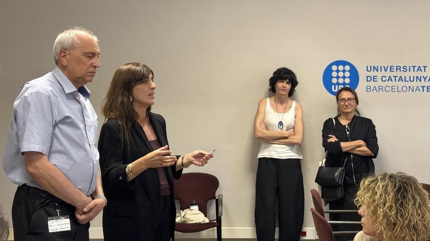 Núria Montserrat visita la UPC de Manresa